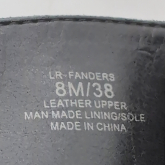 Lord & Taylor sz 8 Elegant Black Lace-Up Ankle Boots Fanders 424 Fifth - Picture 9 of 10